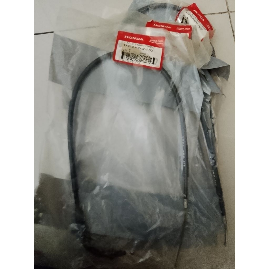 17910 KWW A00 Kabel Gas Revo Absolute Revo 110 Asli Honda 17910KWWA00 | 17910-KWW-A00
