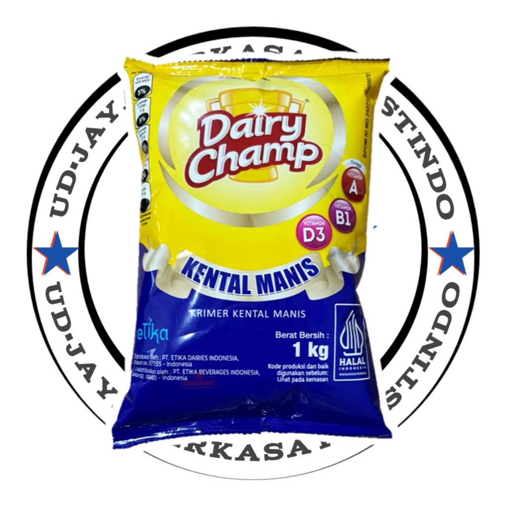 

SUSU KENTAL MANIS-DAIRY CHAMP 1KG KEMASAN BANTAL