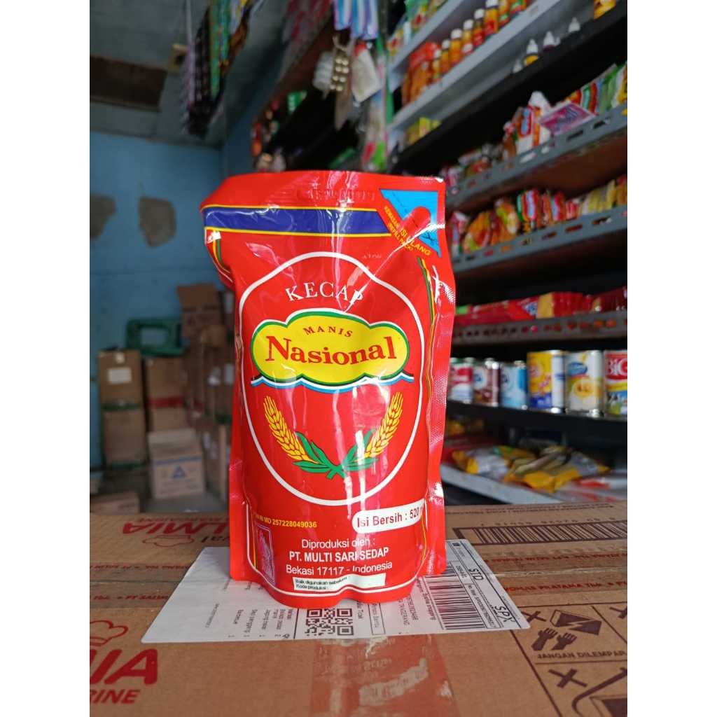 

Kecap Manis Nasional 520ml - Authentic Indonesian Sweet Soy Sauce