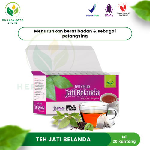 

Teh Celup Daun Jati Belanda Kering Tazakka 20 Kantong Tea Bag Minuman Kesehatan Herbal Pelangsing