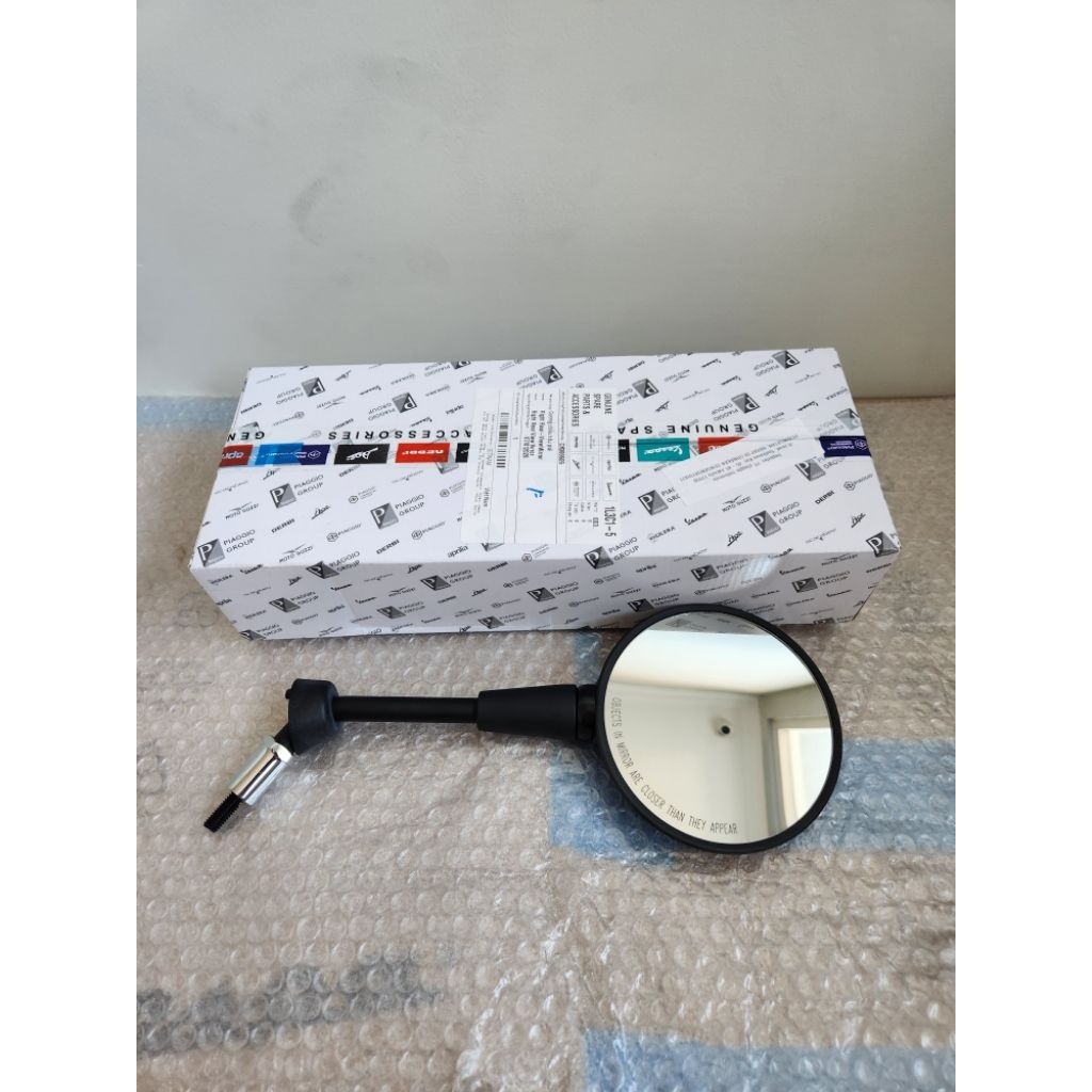 Spion Kanan Hitam Vespa S125 Facelift Original