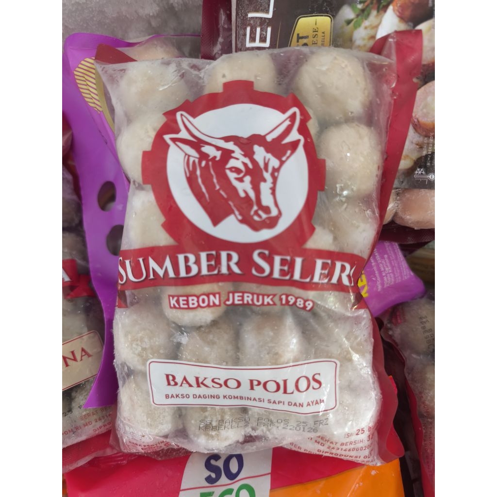 

Bakso Sumber Selera polos dan Serbaguna isi 25 pcs 325 gr