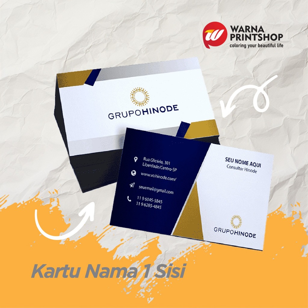 

CETAK KARTU NAMA 1 SISI