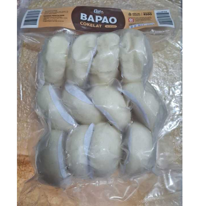

BAPAO COKLAT [ ISI 12 PCS ] 450G