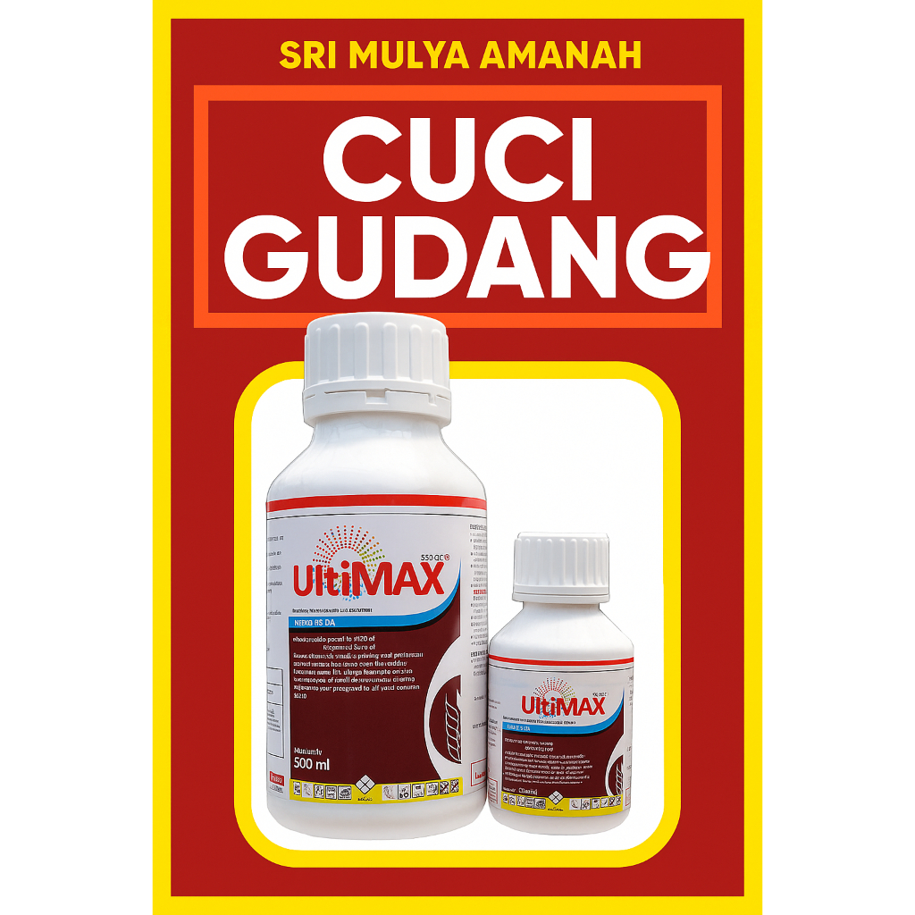 RACUN ULAT Ultimax 550 EC 500 ml Insektisida seperti Starban Mengatasi Hama Ulat Padi dan Jagung
