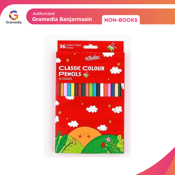 

Gramedia Banjarmasin - Pensil Warna Estudee Classic Color Pencil Isi 36