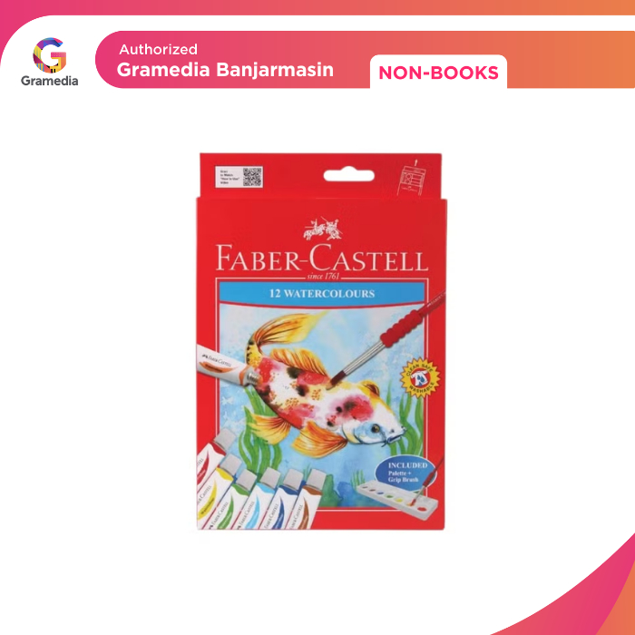

Gramedia Banjarmasin - Cat Air Faber Castell Watercolours Isi 12