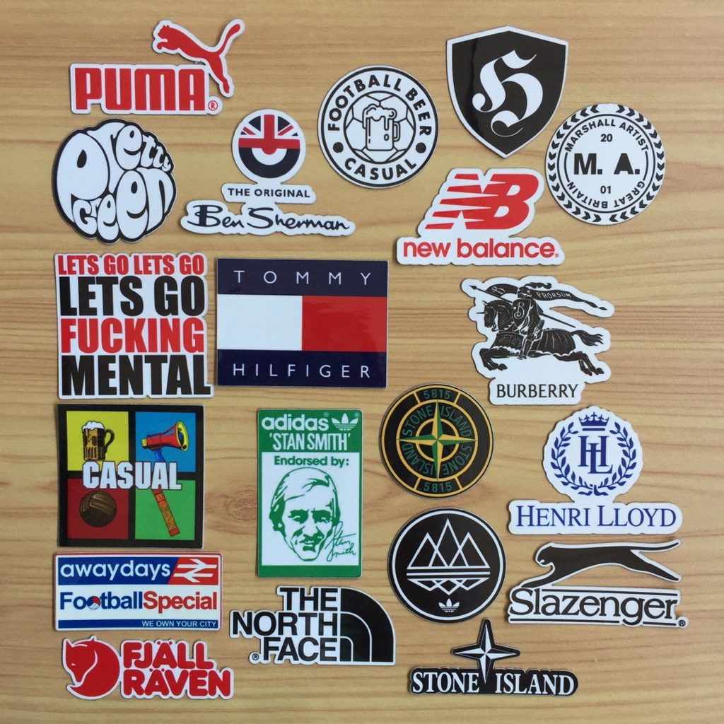 

Sticker Aesthetic Brand Casual Football Hooligan Stiker Laptop Tumblr Case Hp