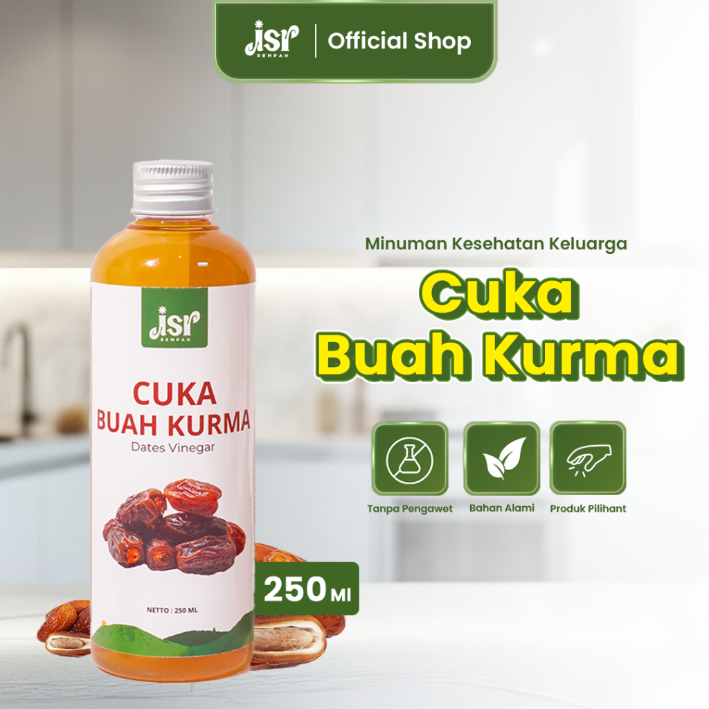 

JSR Rempah Cuka Kurma With Mother Asli Original Untuk Diabetes 250ml