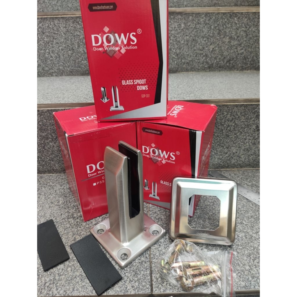 Spigot, Glass spigot, penyanggah kaca pembatas atau penyanggah kaca reling