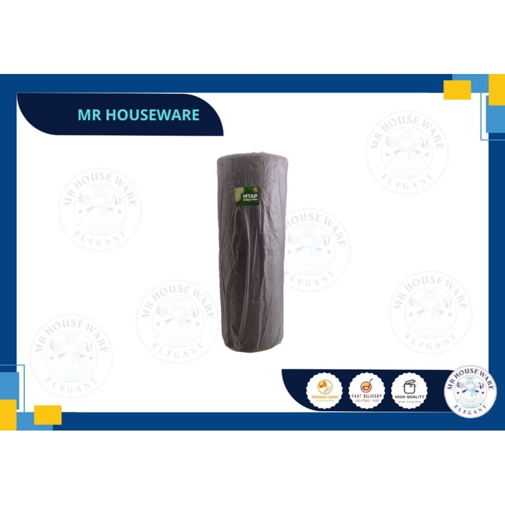 

bubble wrap 4.5mm x 1.25m x 50m mtap hitam dan putih