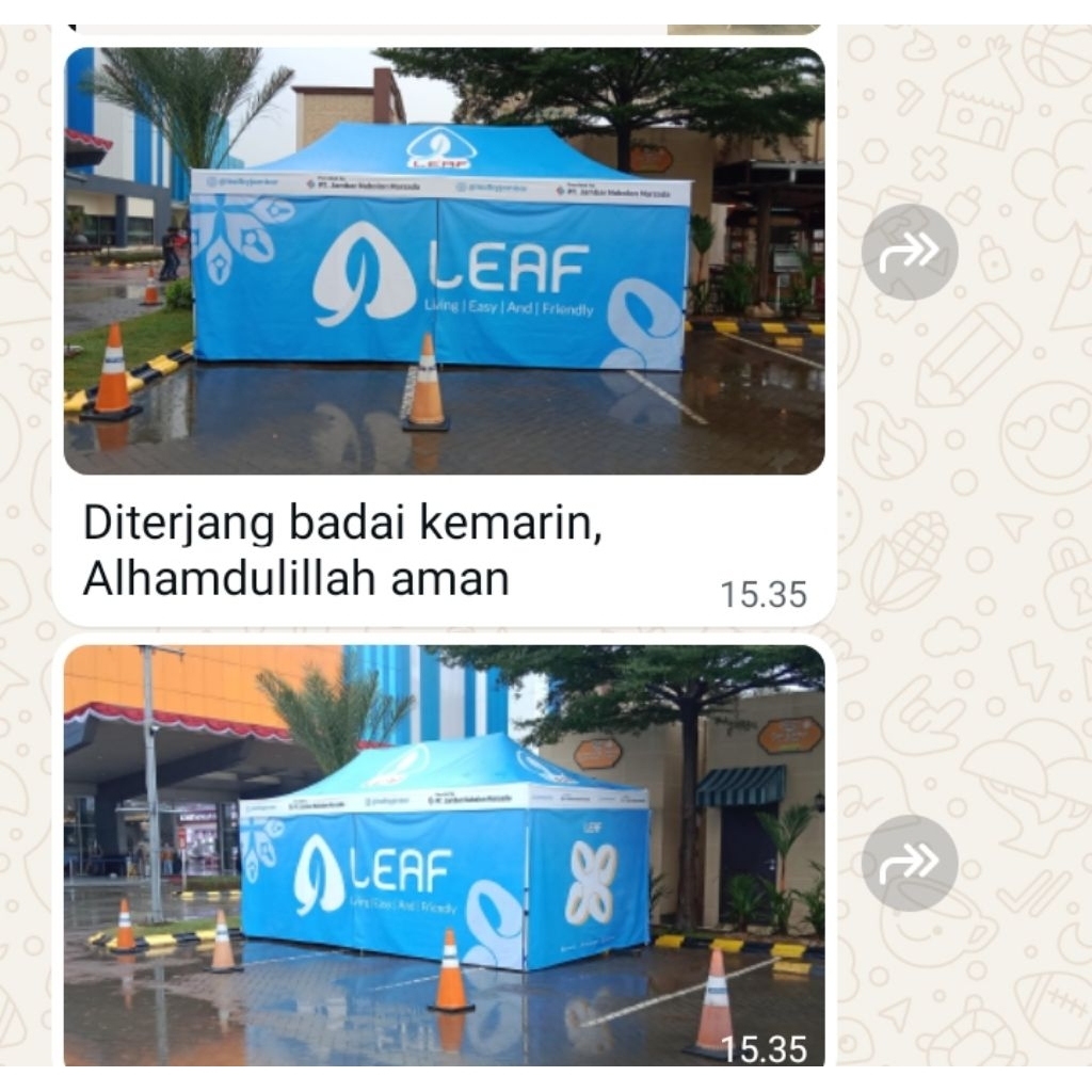 Tenda lipat super 3x6 custom