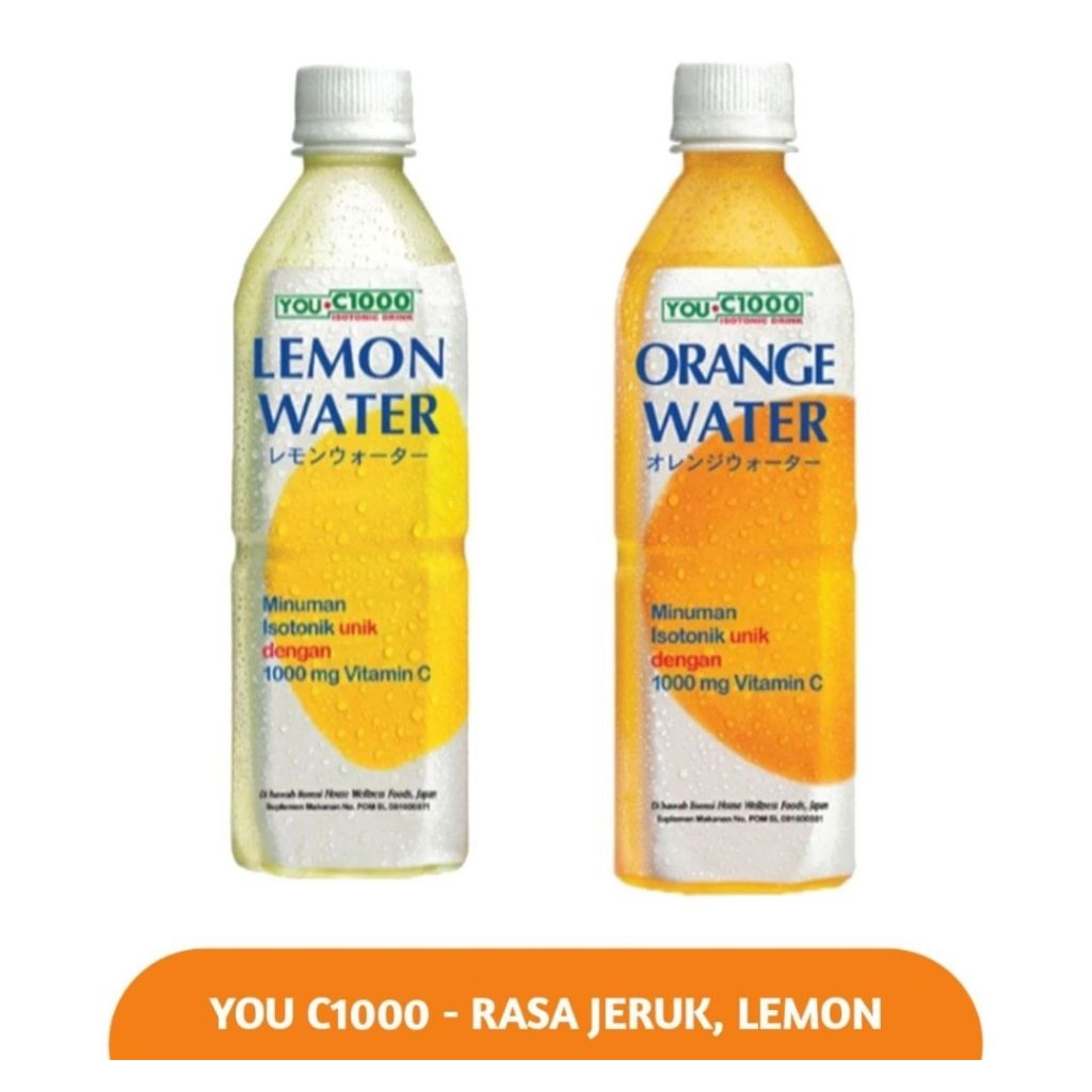 

[YOU C1000] RASA JERUK, LEMON 1 BOTOL 500 ML