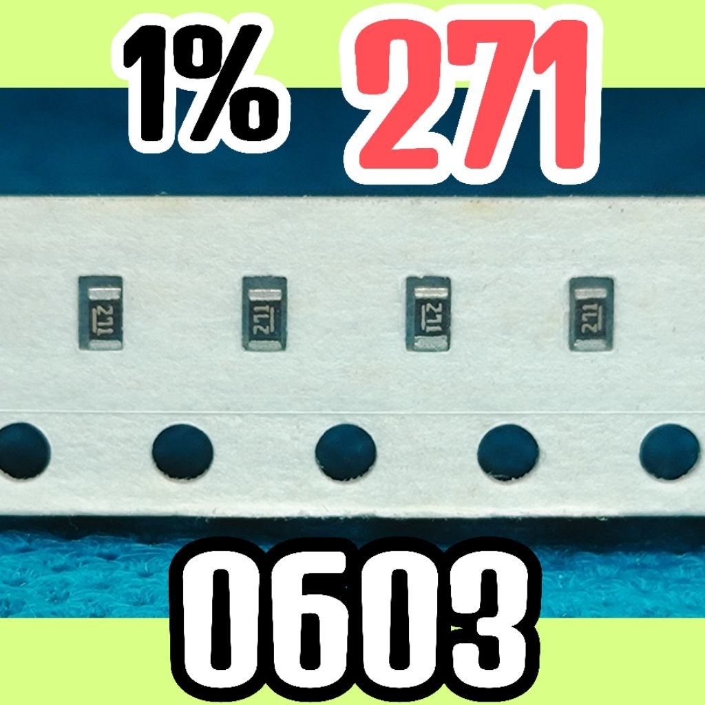 10pcs Chip resistor smd 271 2700 270R 1% size 1608 0603 270ohm 270 ohm