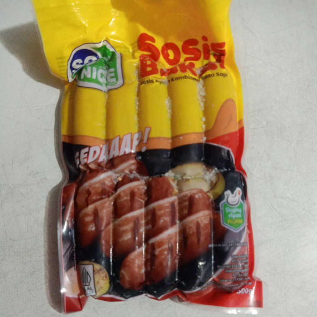 

So Nice sosis bakar isi 10
