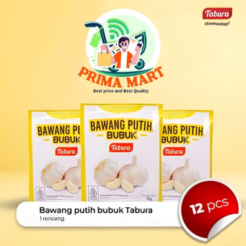 

[1renceng]Bawang putih bubuk TABURA 4 gram