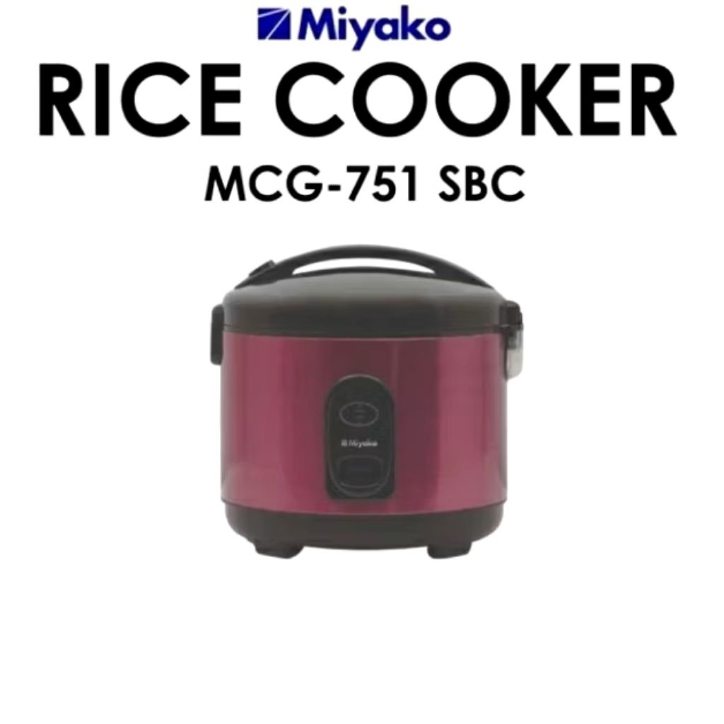 MIYAKO Rice Cooker MCG-751 Magic Com 3Liter