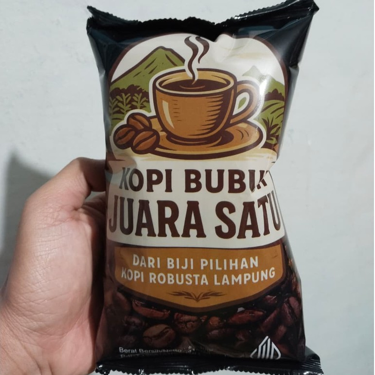 

Kopi Bubuk JUARA SATU Robusta Coffee Lampung 200gr