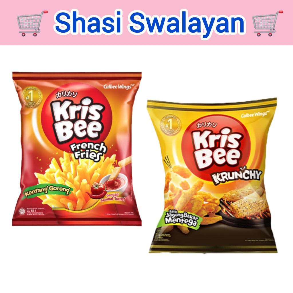 

KRIS BEE Kentang Goreng 65g / Jagung Bakar 75g - Makanan Ringan