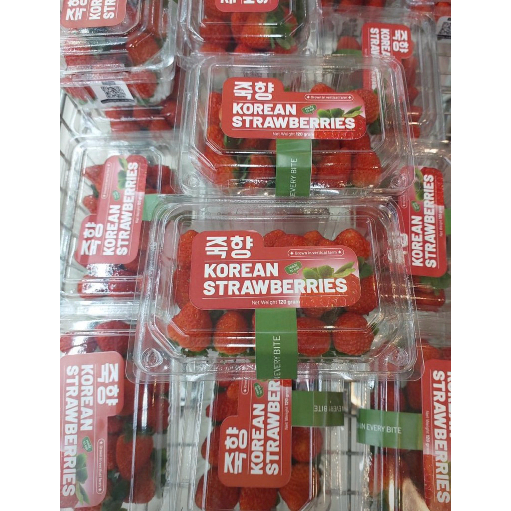 

Strawberry Korea Premium Fresh 120gram | Pack