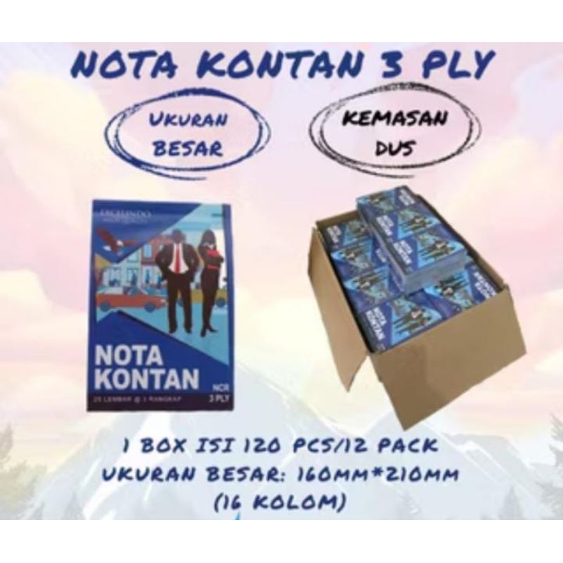 

buku nota biru motif 51-100
