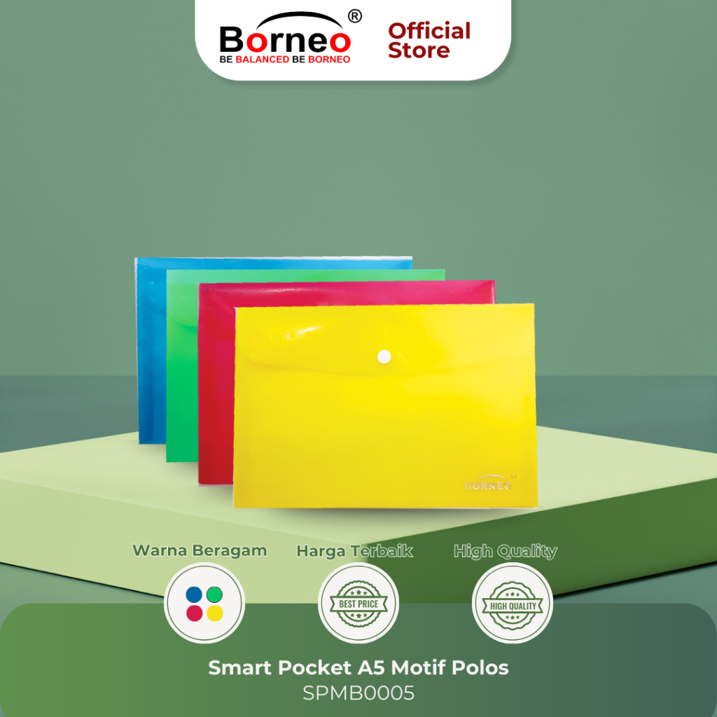 

Borneo Smart Pocket A5 / Map Mini A5 (motif polos)