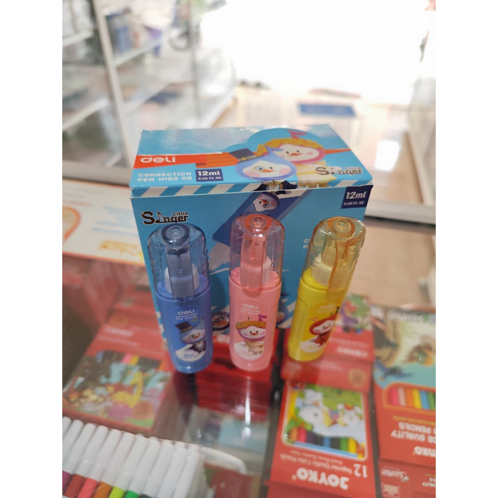 

Deli H10200 Correction X Cair Pulpen 12 ml - Yellow / Blue / Pink (Pcs)