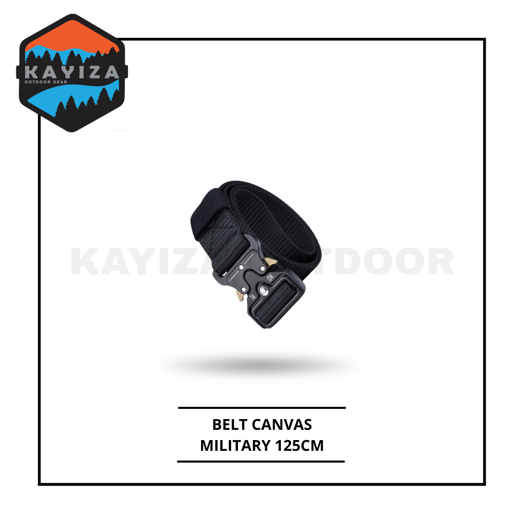 Rhodey Belt Tali Ikat Pinggang Canvas Military Tactical 125 CM