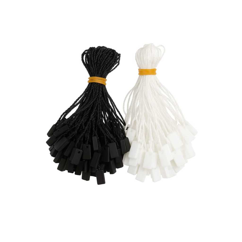 

( 200 pcs ) Tali Hang Tag Nilon/Tali LABEL BAJU / GANTUNGAN BAJU