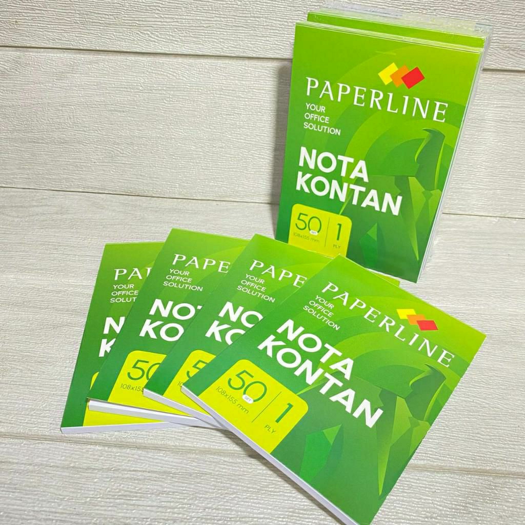 

Paperline nota kontan K1 10.8 X 15.5 CM 50 Lembar