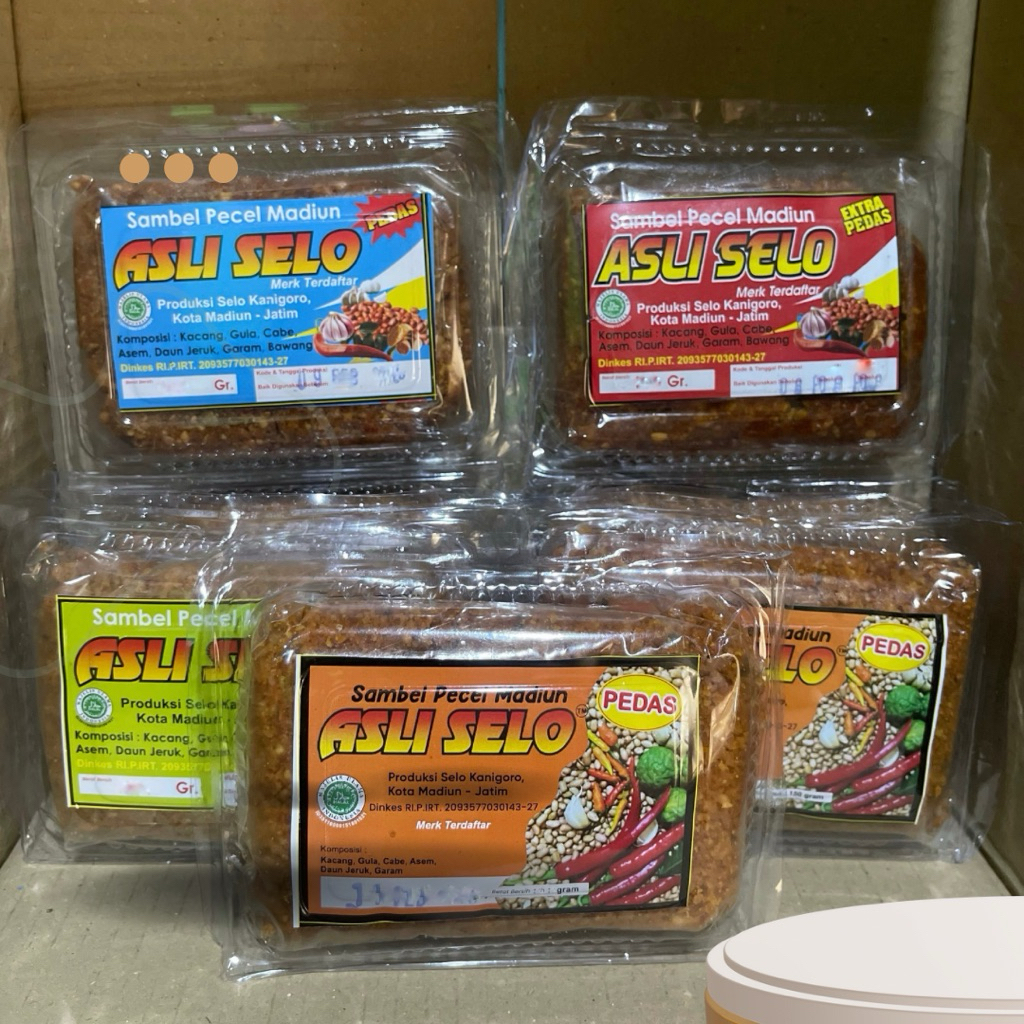 

250gr Sambel Pecel Madiun Asli Selo Bumbu Kacang