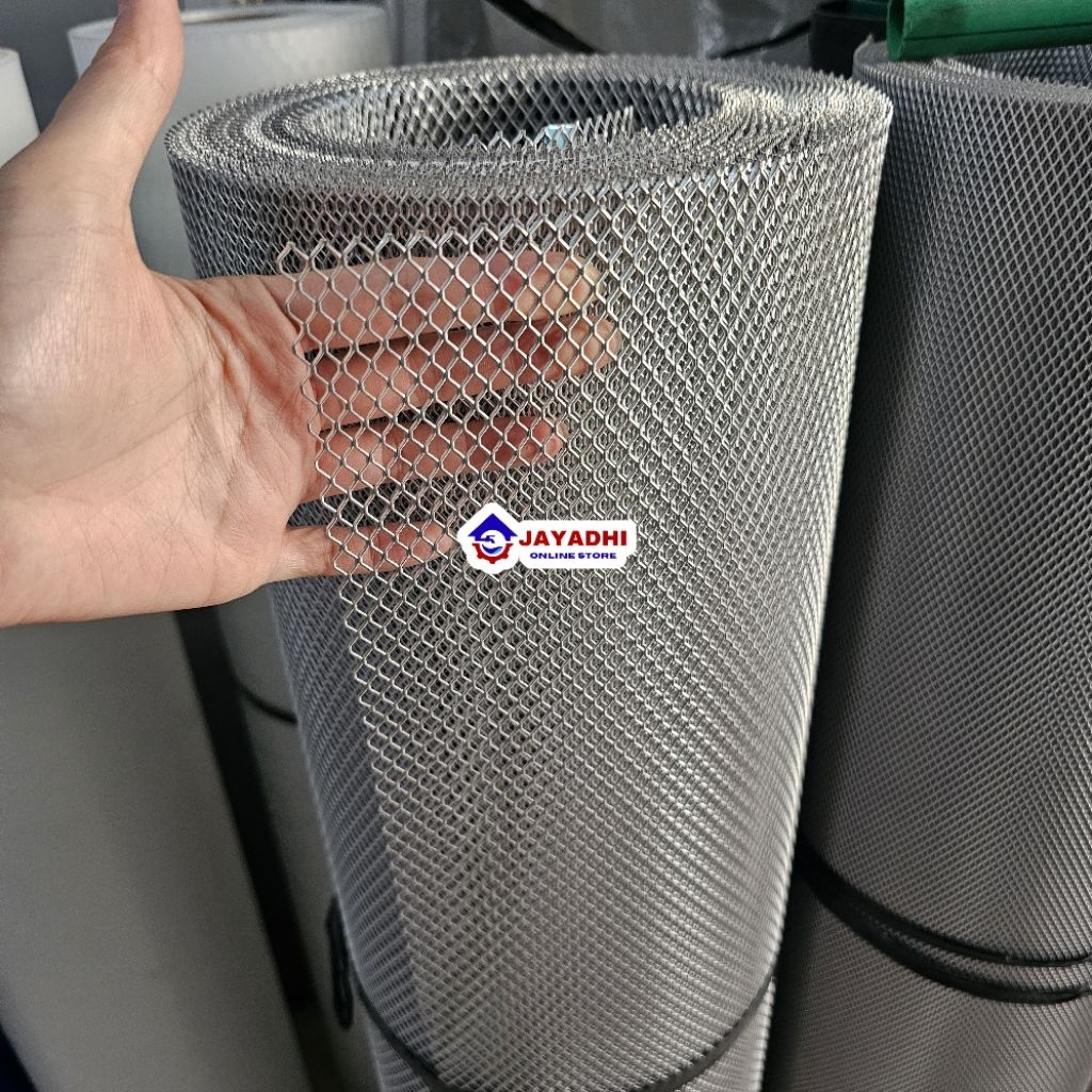 Per 50cm - J0810 Mesh Almunium Kawat Wajik Mini Tawon - Jilumesh Ram Kandang Teralis Rak