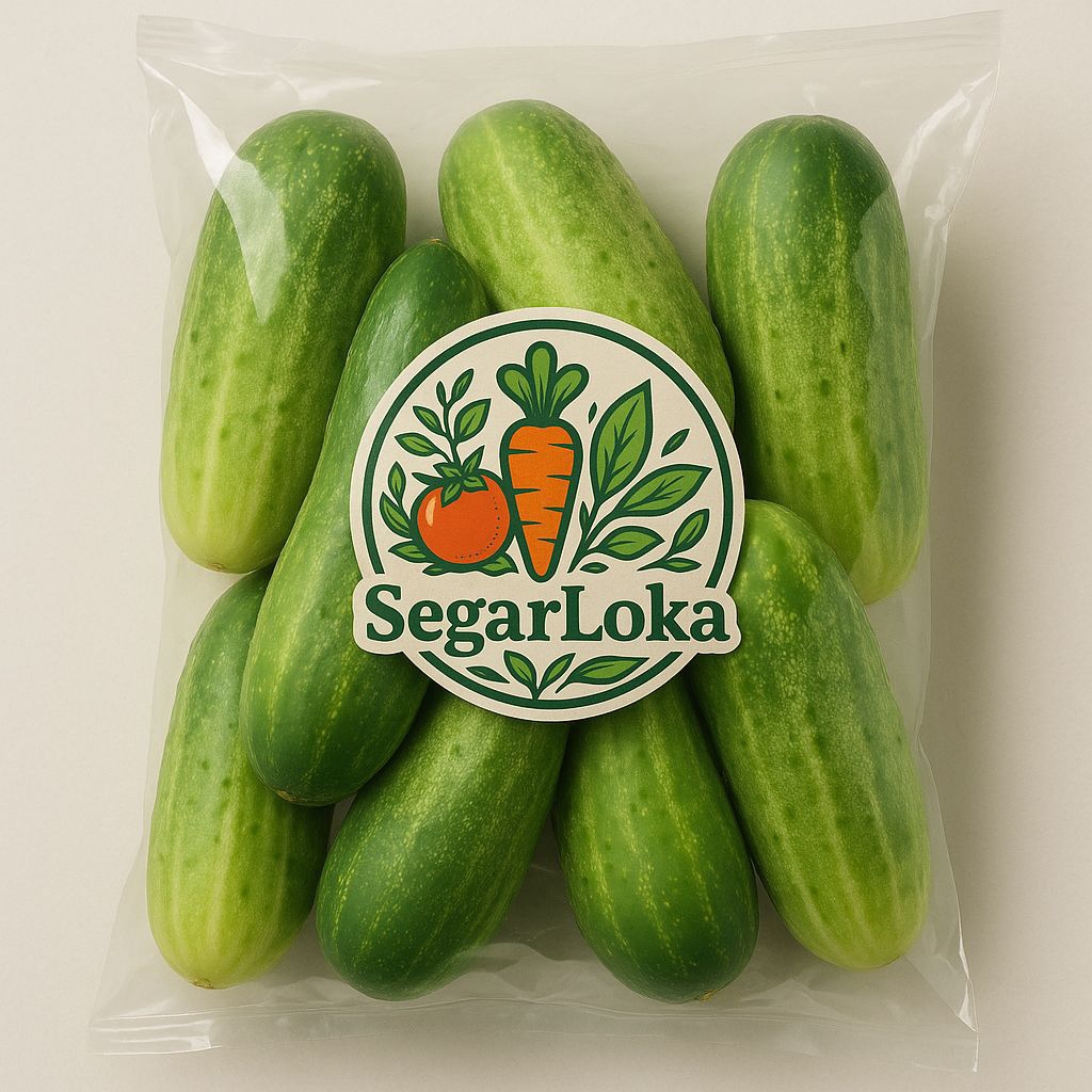 

Sayur timun lokal kemasan 500 gram