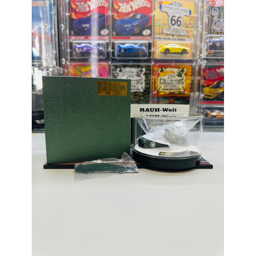 PGM x One Model 1:64 Nissan Skyline R34 Z-Tune British Green Exclusive Packaging