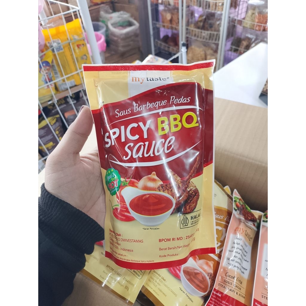 

My Taste sauce spicy BBQ level 3 500 gr