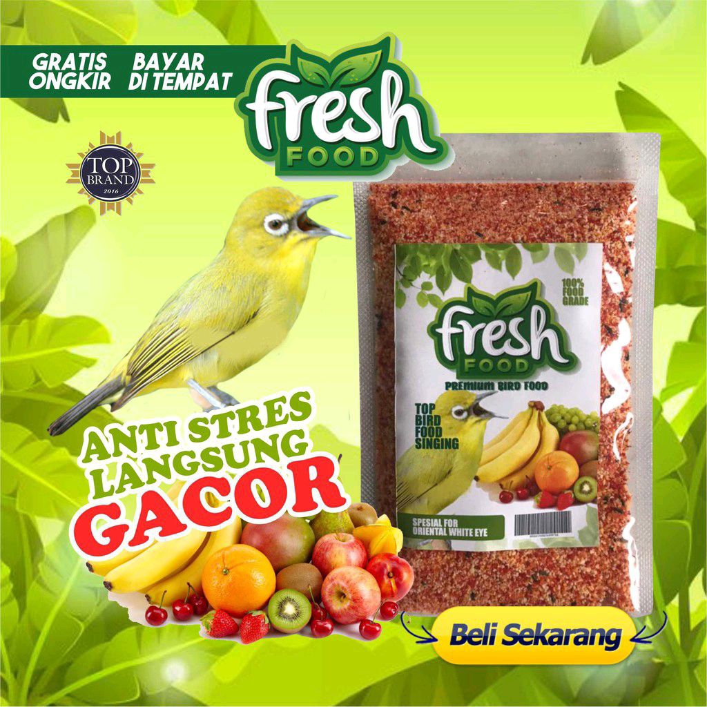 PAKAN PLECI & KENARI CEDE FRESH BUAH BUAHAN satu PERSACET