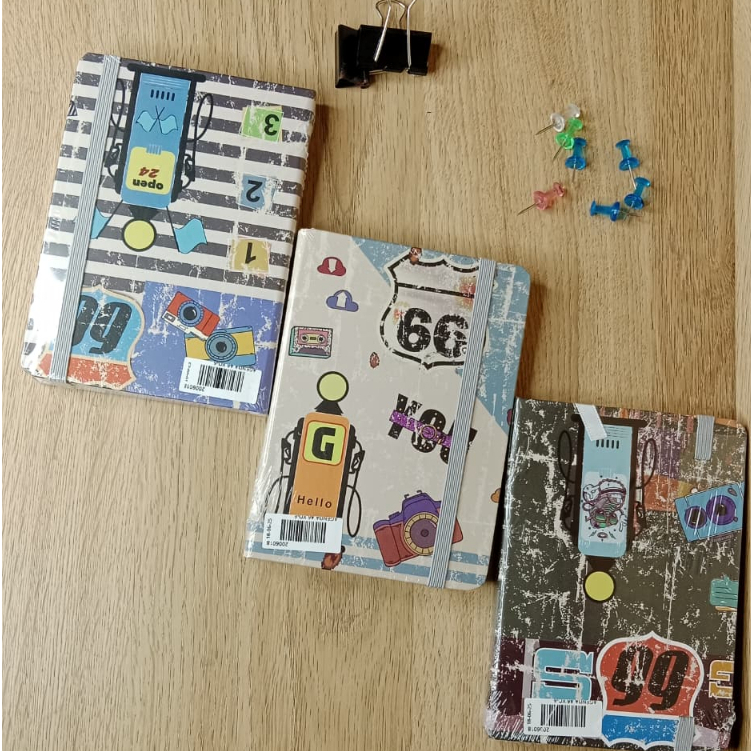 

NOTEBOOK A6 BUKU CATATAN MOTIF VINTAGE OLD AGENDA A6 XQ-6 [2006018]