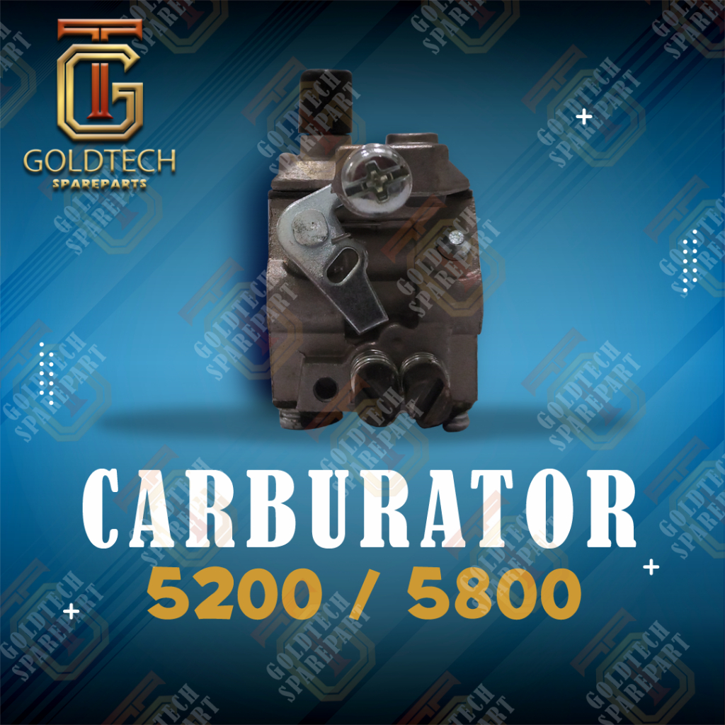 {GT} Carburator Assy Karburator 5200 5800 Nixon Sparepart Chainsaw Senso Sinso Mesin Potong Pohon Ge