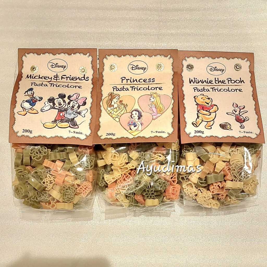 

Disney Pasta Macaroni - Makaroni Anak - Princess - Pooh - Mickey & Friends