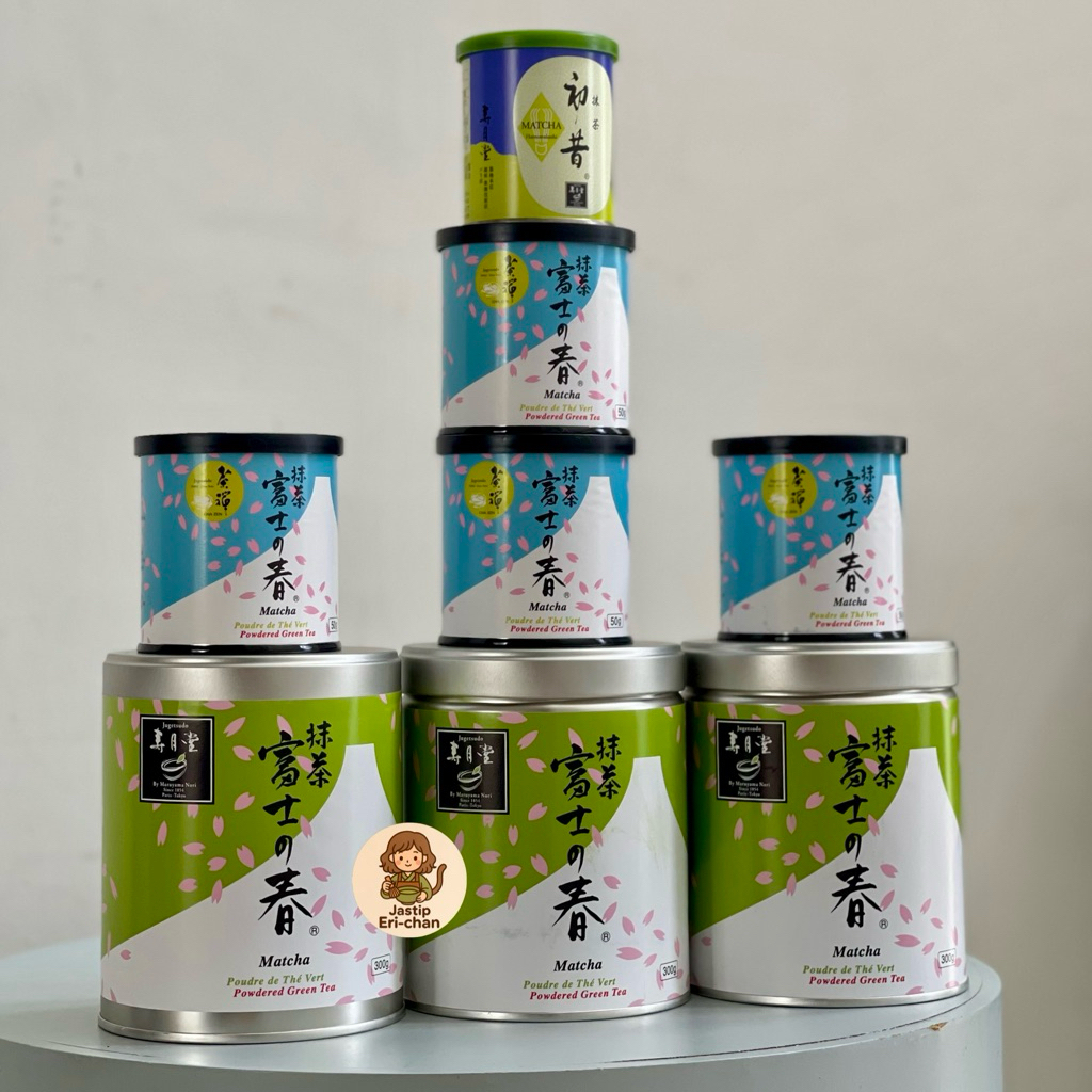 

[READY] Jugetsudo Matcha Fuji no Haru/Hatsumukashi/Jugetsu no Mukashi Matcha Ceremonial ajepang