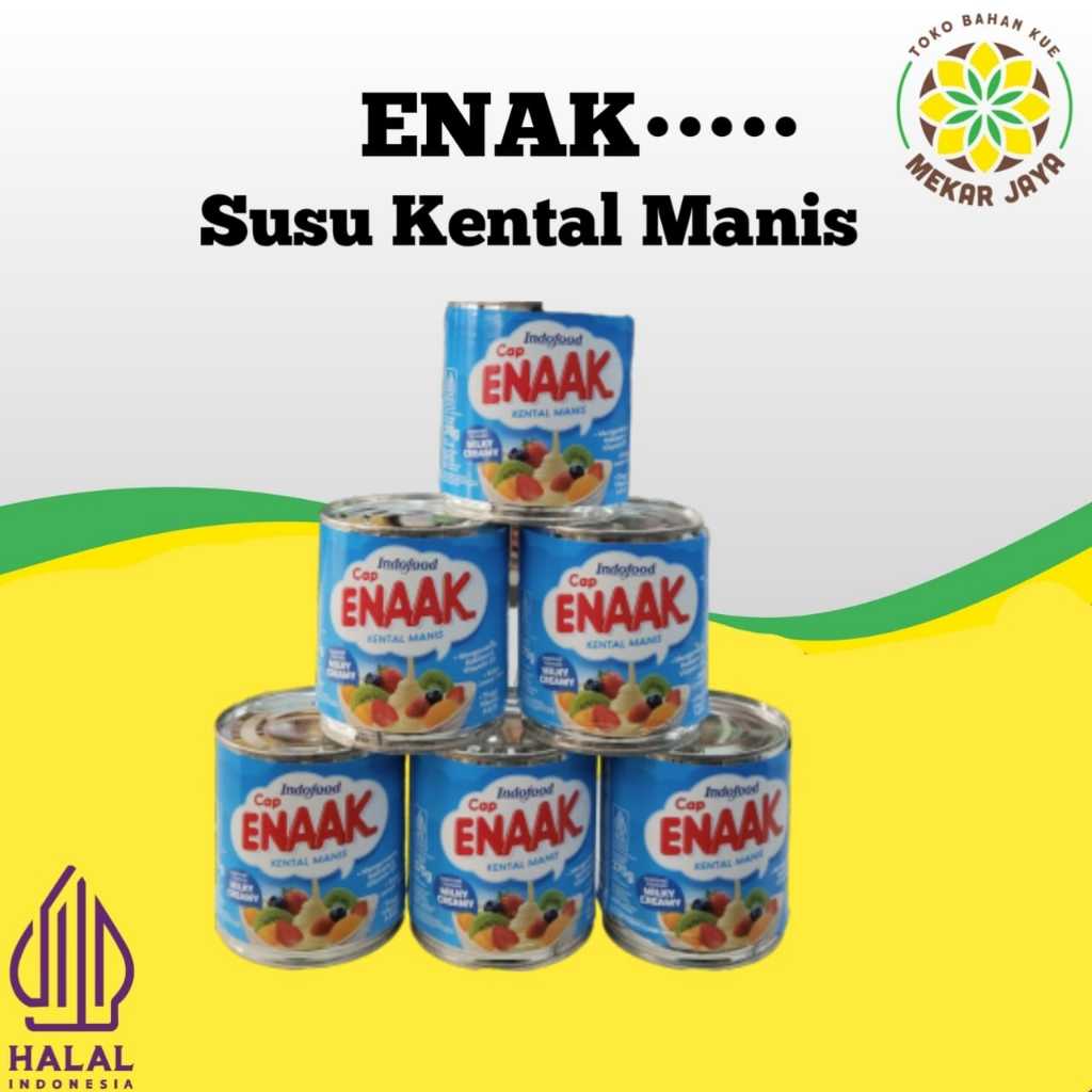 

ENAK PUTIH/SUSU KENTAL MANIS CAP ENAK PUTIH 370G
