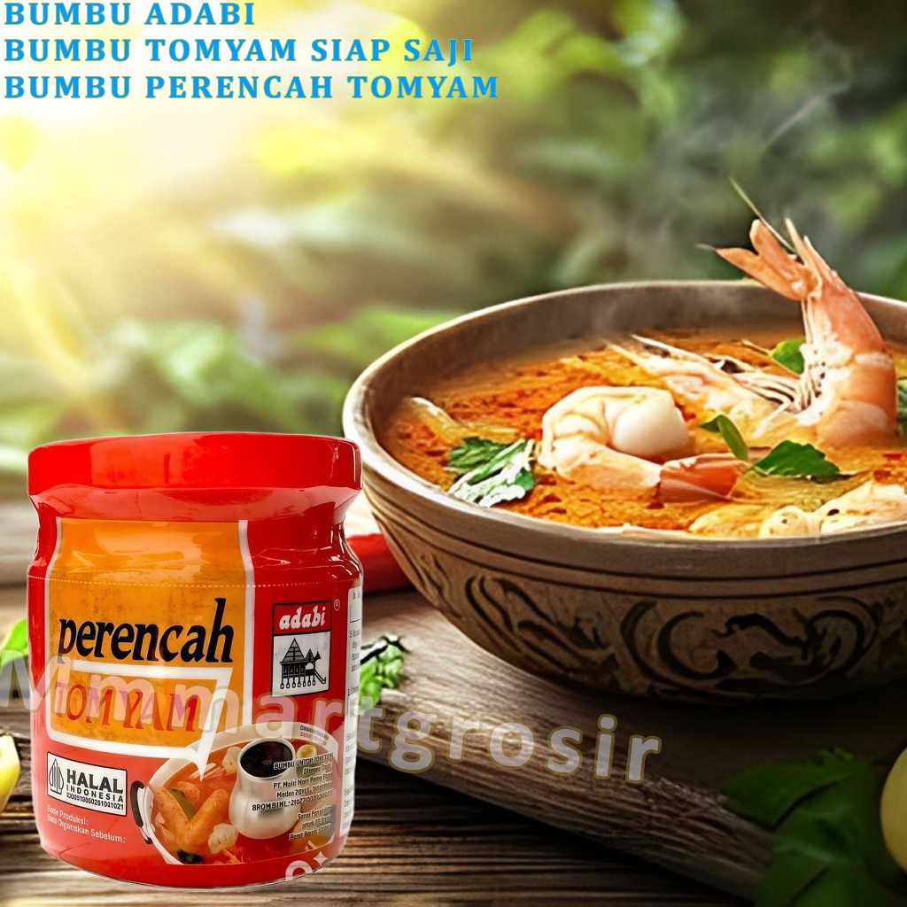 

Adabi / Bumbu Perencah Tomyam / Bumbu Tomyam Siap Saji / 200gr