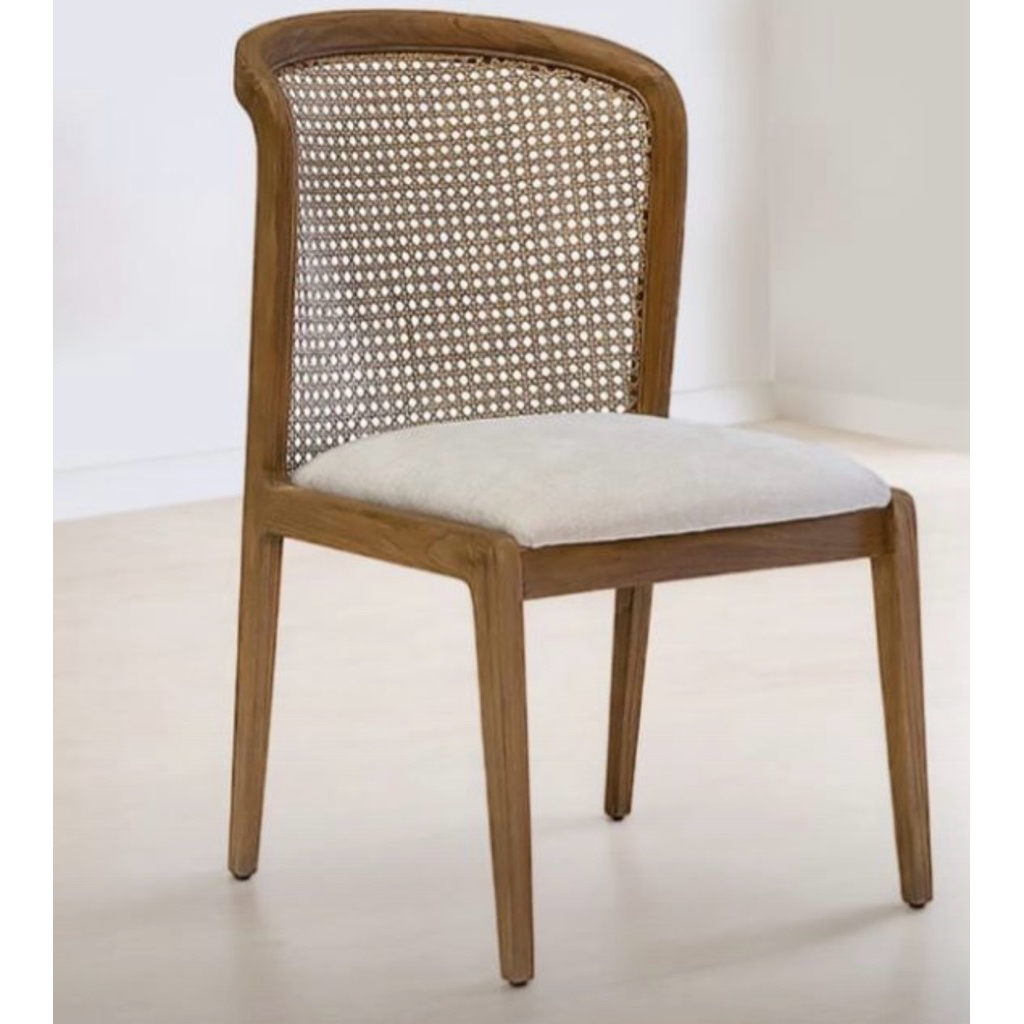 Kursi Cafe Rotan Minimalis | Kursi Rotan Modern Ruang Tamu & Teras Kursi Rotan Natural Minimalis | K