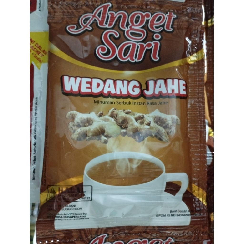 

Anget sari wedang jahe renceng isi 10 sachet
