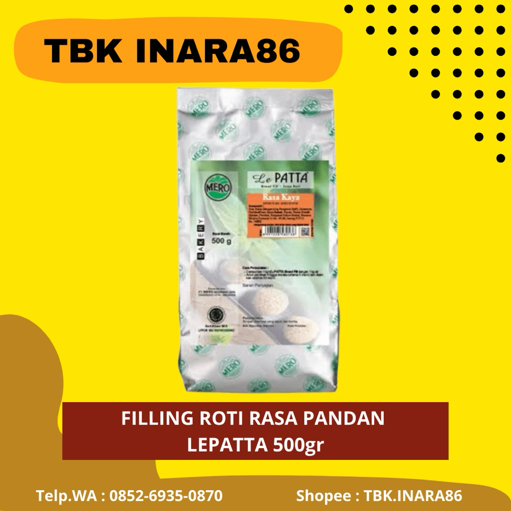 

Isian Filling Pandan Bubuk Lepatta – Untuk Roti, Bolu, Kue, Dessert Box