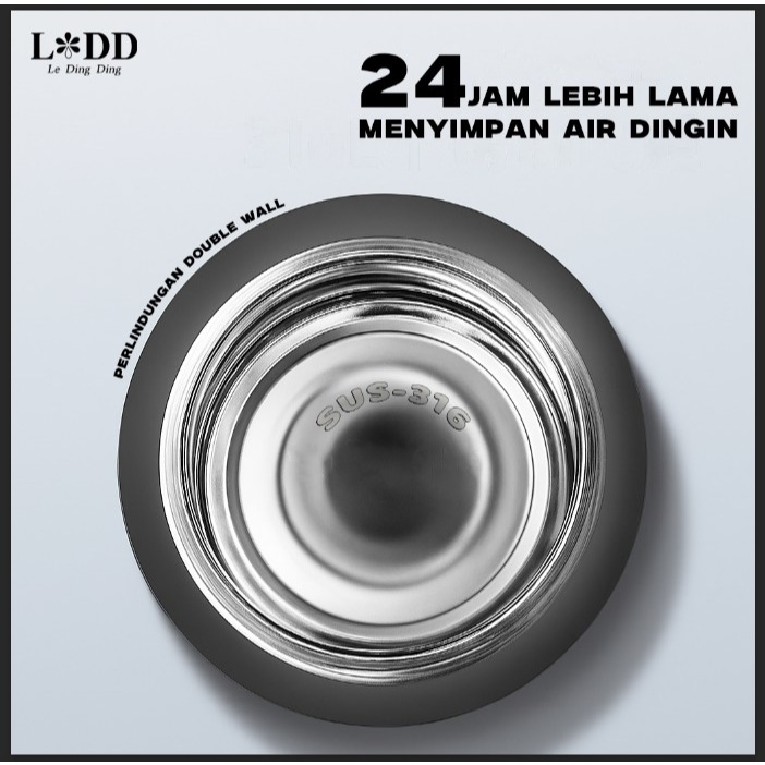 LDD Tumbler Stainless Tumbler Sport 1000ml Tumbler tahan panas dingin 24 jam Tahan Panas Dingin