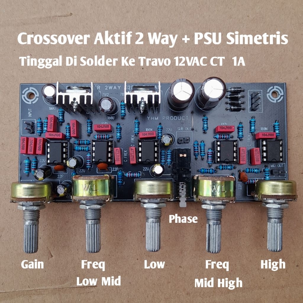 Kit Crossover Aktif 2 Way Balap
