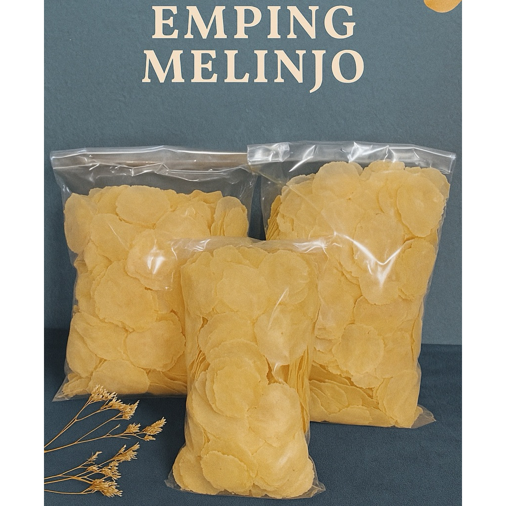

Emping melinjo mentah produksi Kebumen 1 kg (biji 1)