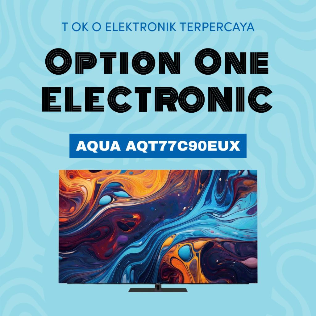 AQUA AQT77C90EUX OLED TV 77 INCH UHD 4K HDR10+ DOLBY ATMOS VISION