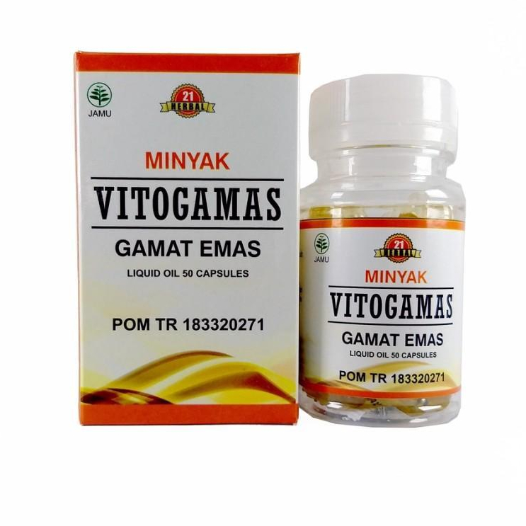 Kapsul Vitogamas Kapsul Minyak Gamat Emas Liquid Oil Herbal 21 Original Multi Khasiat
